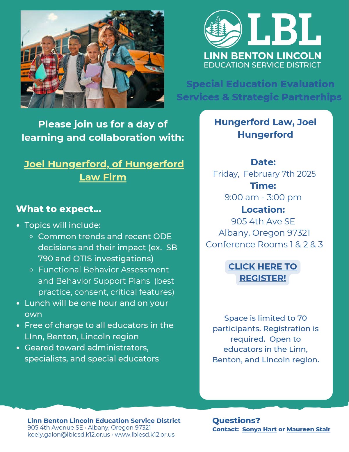 Hungerford Law Presentation at LBL ESD (February 7, 2025)